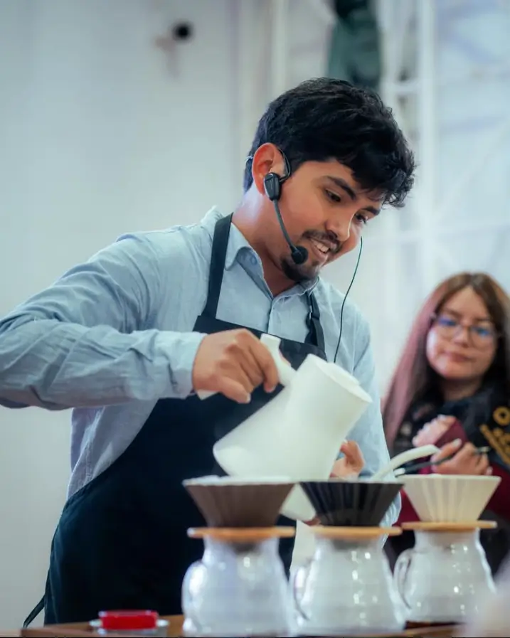 Preparación de café